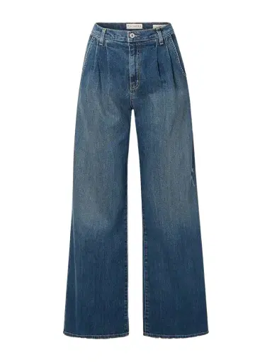 Nili Lotan Flora Pleated High-rise Wide-leg Jeans | Thumbnail 1 Nili Lotan Flora Pleated High-rise Wide-leg Jeans | Thumbnail 1
