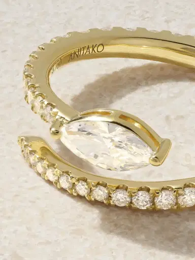 Anita Ko 18-karat Gold Diamond Ring | Thumbnail 4 Anita Ko 18-karat Gold Diamond Ring | Thumbnail 4