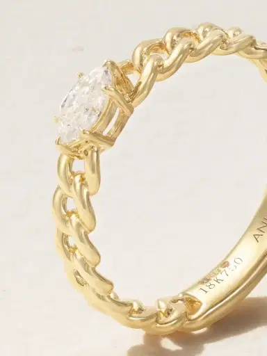 Anita Ko 18-karat Gold Diamond Ring | Thumbnail 4 Anita Ko 18-karat Gold Diamond Ring | Thumbnail 4