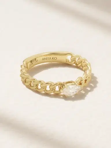Anita Ko 18-karat Gold Diamond Ring | Thumbnail 1 Anita Ko 18-karat Gold Diamond Ring | Thumbnail 1