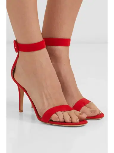 Gianvito Rossi Portofino 85 Suede Sandals | Thumbnail 2 Gianvito Rossi Portofino 85 Suede Sandals | Thumbnail 2