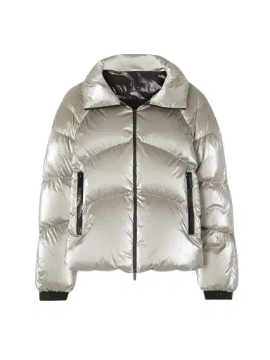 Moncler Avoriaz Quilted Metallic Shell Down Jacket | Thumbnail 1