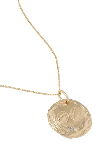 Pascale Monvoisin Initiale N°5 9- nd 14-karat Gold Diamond Necklace | Thumbnail 1 Pascale Monvoisin Initiale N°5 9- nd 14-karat Gold Diamond Necklace | Thumbnail 1