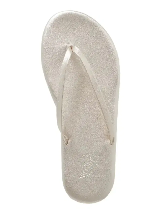 Saionara Metallic Leather Flip Flops