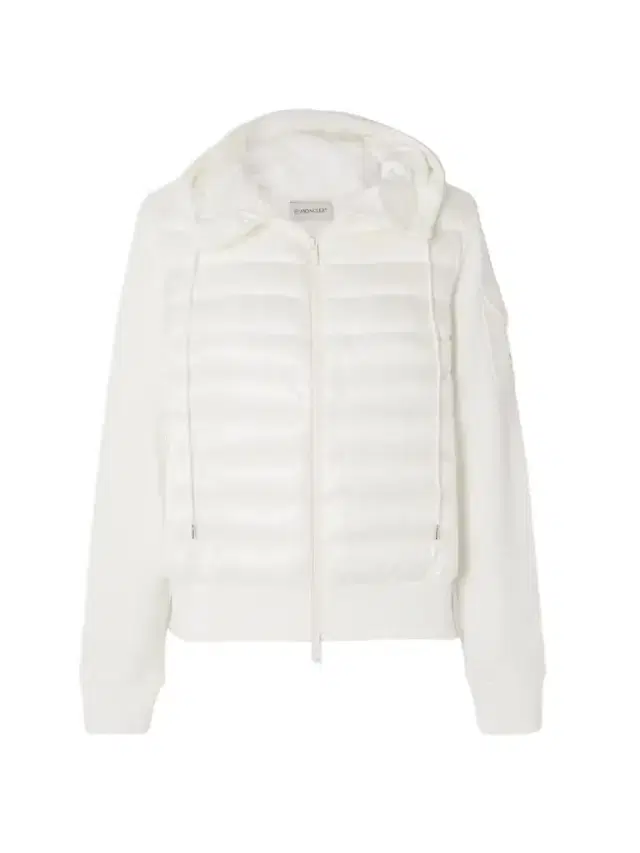 Moncler Paneled Cotton-blend Terry And Quilted Shell Down Hoodie