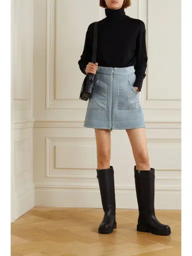 Moncler Quilted Shell Mini Skirt | Thumbnail 2