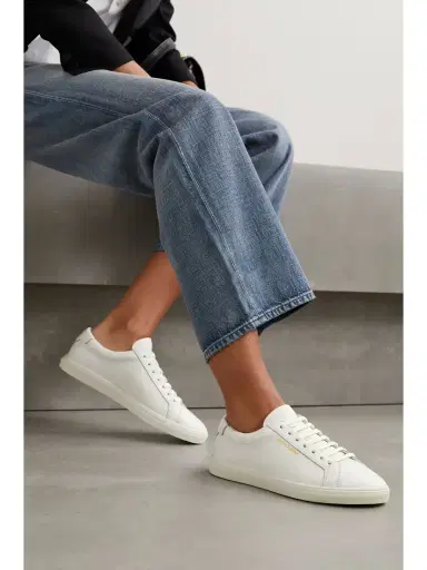 Saint Laurent Andy Logo-print Leather Sneakers | Thumbnail 2 Saint Laurent Andy Logo-print Leather Sneakers | Thumbnail 2