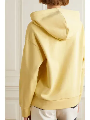 Moncler Printed Cotton-blend Jersey Hoodie | Thumbnail 4 Moncler Printed Cotton-blend Jersey Hoodie | Thumbnail 4