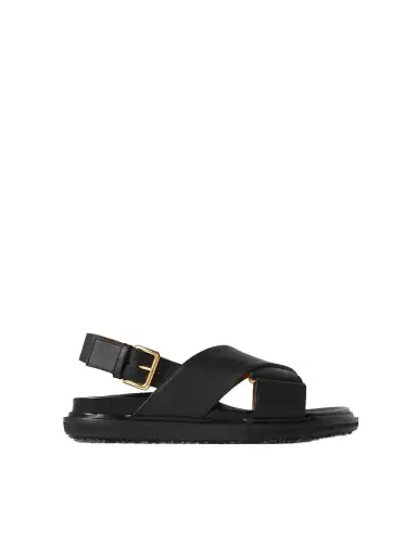 Marni Fussbett Leather Slingback Sandals | Thumbnail 1 Marni Fussbett Leather Slingback Sandals | Thumbnail 1