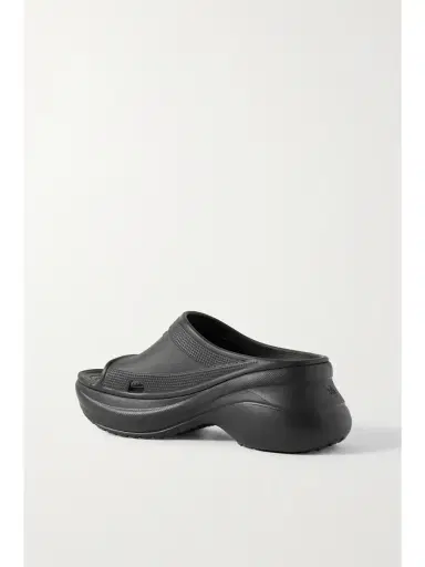 Balenciaga + Crocs Pool Perforated Rubber Slides | Thumbnail 3 Balenciaga + Crocs Pool Perforated Rubber Slides | Thumbnail 3