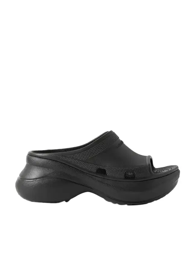 + Crocs Pool Perforated Rubber Slides
