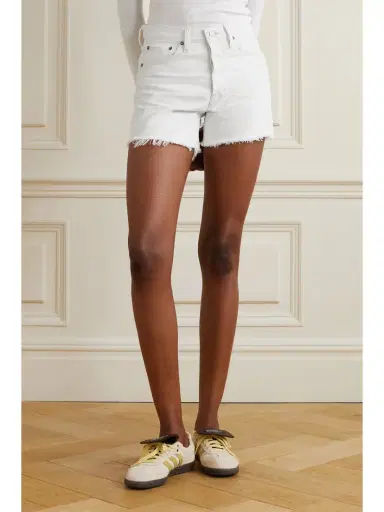 AGOLDE Parker Long Distressed Denim Shorts | Thumbnail 3 AGOLDE Parker Long Distressed Denim Shorts | Thumbnail 3