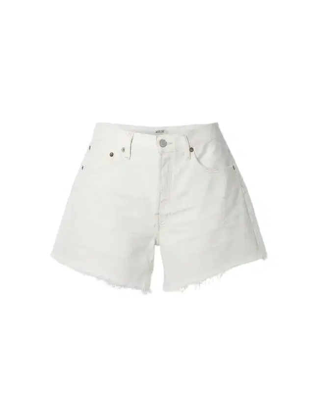 AGOLDE Parker Long Distressed Denim Shorts