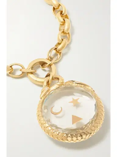 Foundrae Wholeness 18-karat Gold, Quartz And Diamond Necklace | Thumbnail 4 Foundrae Wholeness 18-karat Gold, Quartz And Diamond Necklace | Thumbnail 4