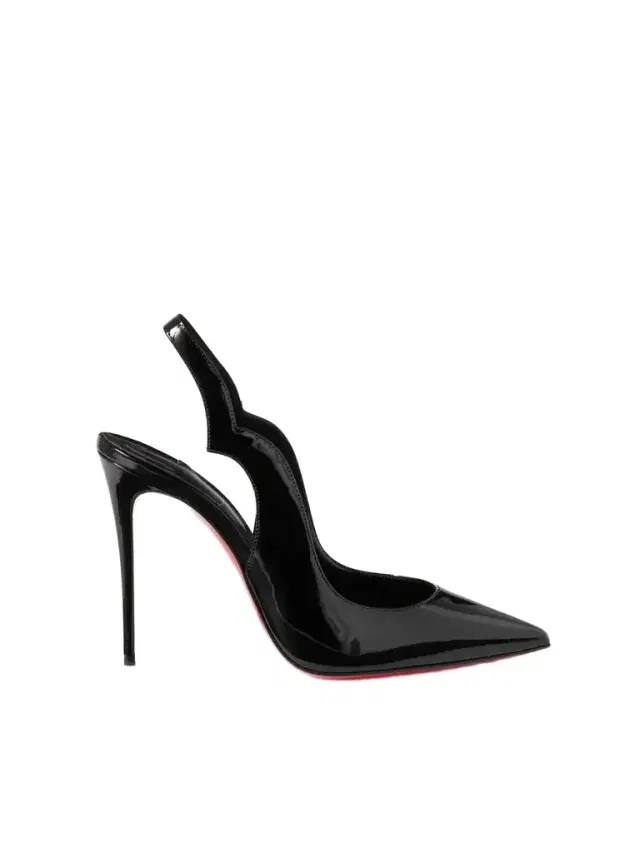 Hot Chick Sling 100 Patent-leather Slingback Pumps