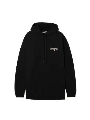 Balenciaga Embroidered Printed Cotton-jersey Hoodie | Thumbnail 1