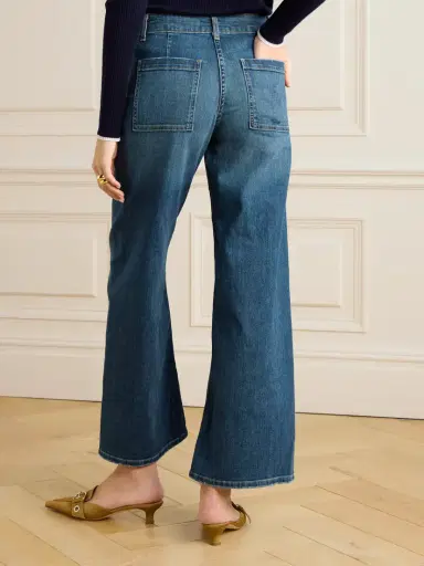 Nili Lotan Megan High-rise Wide-leg Jeans | Thumbnail 4