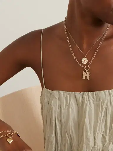 Marlo Laz 14-karat Gold Diamond Pendant | Thumbnail 5