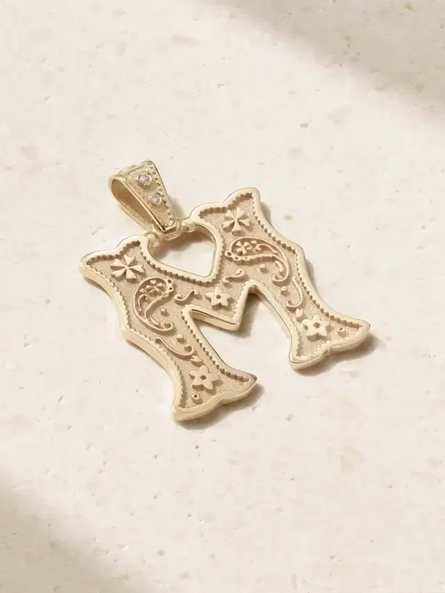 Marlo Laz 14-karat Gold Diamond Pendant