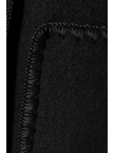 TOTEME Draped Fringed Wool-blend Jacket | Thumbnail 5