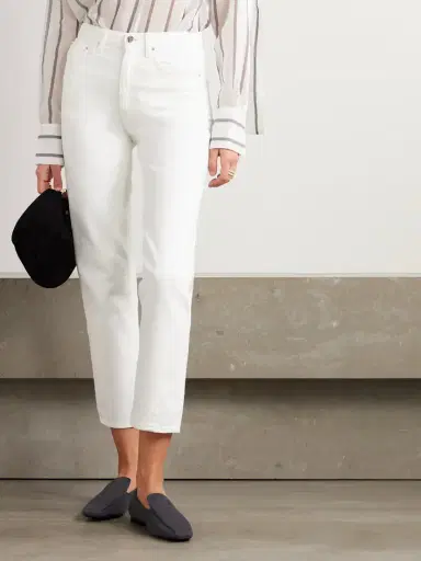 TOTEME + Net Sustain Twisted Seam High-rise Straight-leg Organic Jeans | Thumbnail 3
