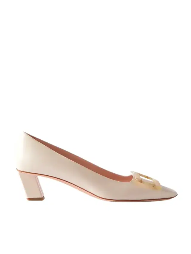 Roger Vivier Belle Vivier 45 Buckled Leather Pumps