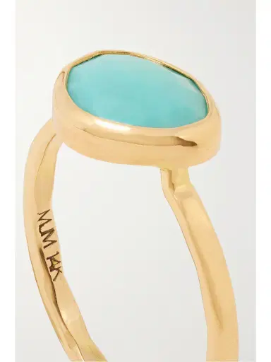 Melissa Joy Manning 14-karat Recycled Gold Turquoise Ring | Thumbnail 4 Melissa Joy Manning 14-karat Recycled Gold Turquoise Ring | Thumbnail 4