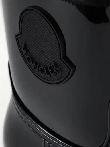 Moncler Ginette Logo-appliquéd Glossed-rubber Rain Boots | Thumbnail 4 Moncler Ginette Logo-appliquéd Glossed-rubber Rain Boots | Thumbnail 4
