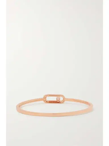 Messika Move Uno 18-karat Rose Gold Diamond Bangle | Thumbnail 3 Messika Move Uno 18-karat Rose Gold Diamond Bangle | Thumbnail 3
