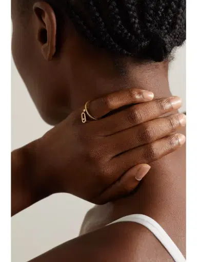 Messika Move Uno Tassel 18-karat Gold Diamond Ring | Thumbnail 2 Messika Move Uno Tassel 18-karat Gold Diamond Ring | Thumbnail 2