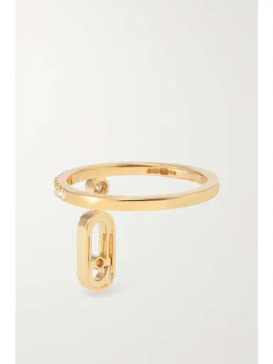 Messika Move Uno Tassel 18-karat Gold Diamond Ring | Thumbnail 3 Messika Move Uno Tassel 18-karat Gold Diamond Ring | Thumbnail 3