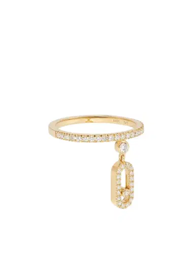 Messika Move Uno Tassel 18-karat Gold Diamond Ring | Thumbnail 1 Messika Move Uno Tassel 18-karat Gold Diamond Ring | Thumbnail 1