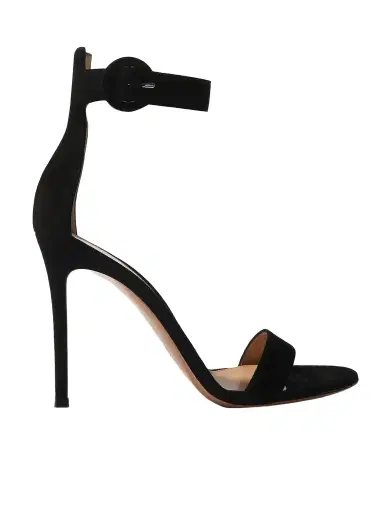 Gianvito Rossi Portofino 105 Suede Sandals | Thumbnail 1 Gianvito Rossi Portofino 105 Suede Sandals | Thumbnail 1