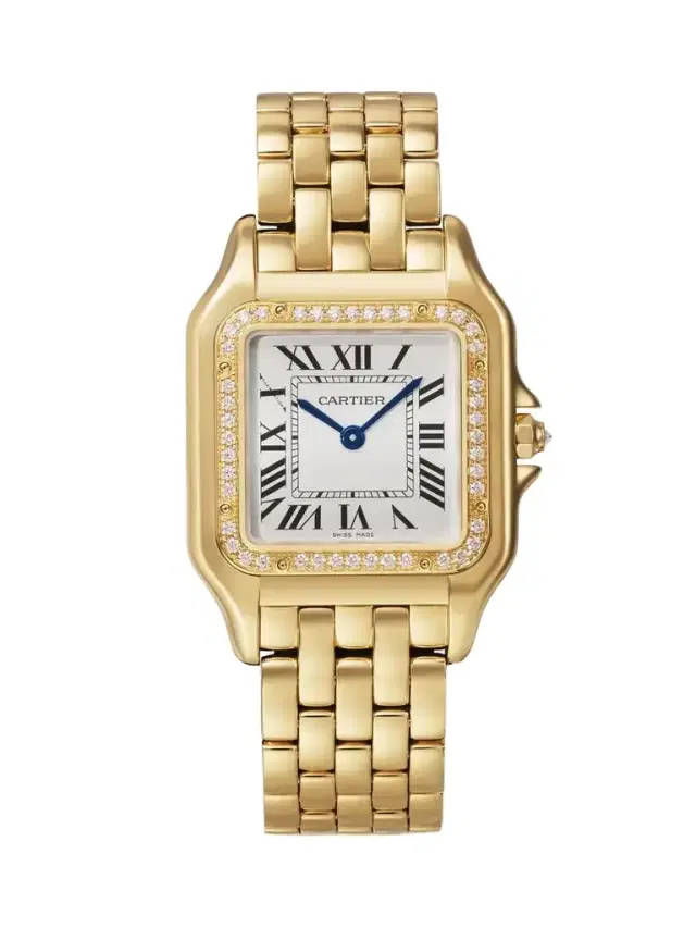 Panthère De  Medium 27mm 18-karat Gold Diamond Watch
