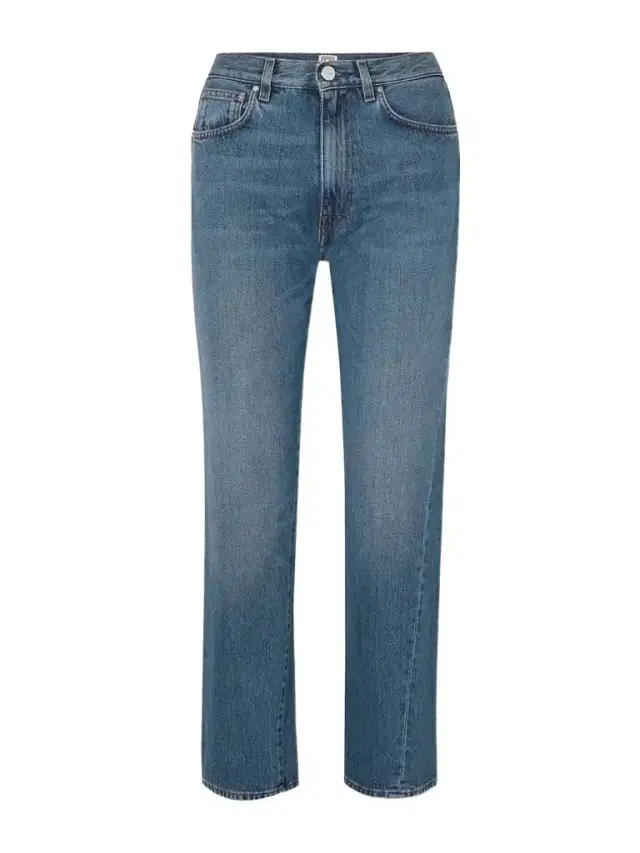 Twisted Seam High-rise Straight-leg Jeans