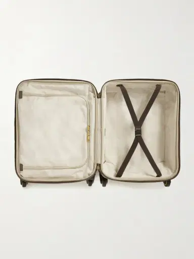 Gucci Savoy Leather-trimmed Printed Coated-canvas Suitcase | Thumbnail 6