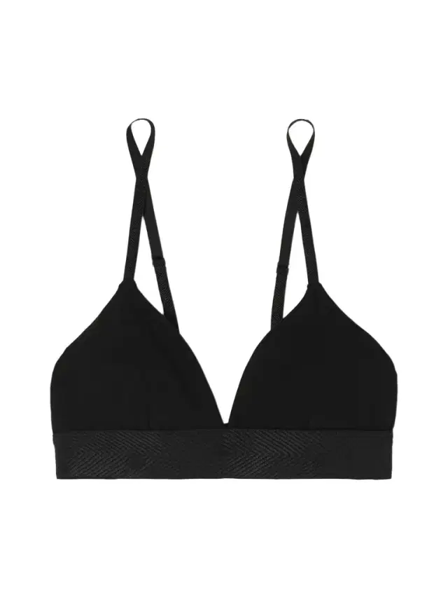+ Net Sustain Stretch-tencel Lyocell Soft-cup Triangle Bra