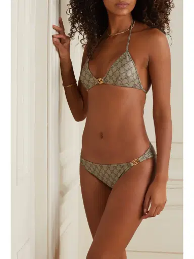 Gucci Embellished Printed Bikini | Thumbnail 2 Gucci Embellished Printed Bikini | Thumbnail 2