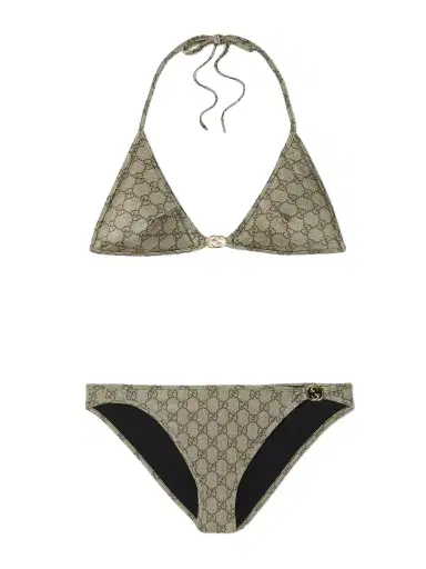 Gucci Embellished Printed Bikini | Thumbnail 1 Gucci Embellished Printed Bikini | Thumbnail 1