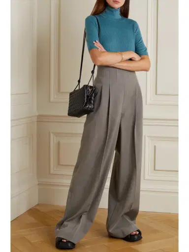 Loro Piana Dolcevita Ribbed Cashmere Turtleneck Top | Thumbnail 2 Loro Piana Dolcevita Ribbed Cashmere Turtleneck Top | Thumbnail 2