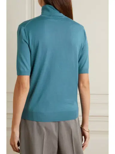 Loro Piana Dolcevita Ribbed Cashmere Turtleneck Top | Thumbnail 4 Loro Piana Dolcevita Ribbed Cashmere Turtleneck Top | Thumbnail 4