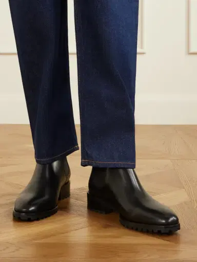 Manolo Blahnik Chelata 30 Leather Chelsea Boots | Thumbnail 2