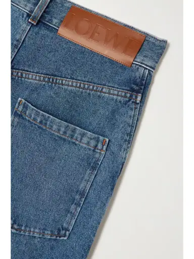 Loewe Anagram Appliquéd High-rise Wide-leg Jeans | Thumbnail 5