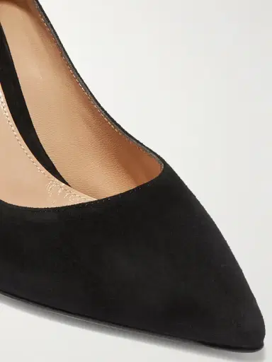 Gianvito Rossi Piper 85 Suede Pumps | Thumbnail 4 Gianvito Rossi Piper 85 Suede Pumps | Thumbnail 4