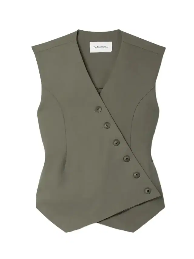 Maesa Asymmetric Woven Vest