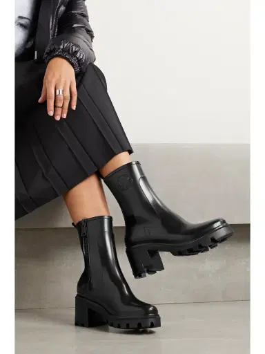Moncler Loftgrip Embossed Rubber Rain Boots | Thumbnail 2 Moncler Loftgrip Embossed Rubber Rain Boots | Thumbnail 2