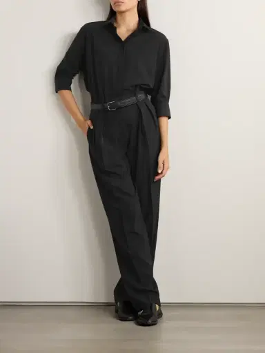 The Row Essentials Elada Crepe Shirt | Thumbnail 2 The Row Essentials Elada Crepe Shirt | Thumbnail 2