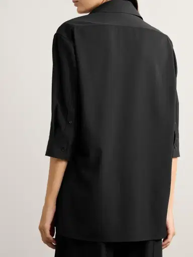 The Row Essentials Elada Crepe Shirt | Thumbnail 4 The Row Essentials Elada Crepe Shirt | Thumbnail 4