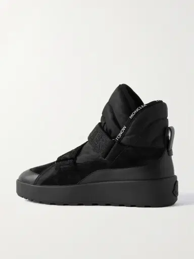 Moncler Cross Promyx Suede-trimmed Quilted Shell And Leather High-top Sneakers | Thumbnail 3 Moncler Cross Promyx Suede-trimmed Quilted Shell And Leather High-top Sneakers | Thumbnail 3