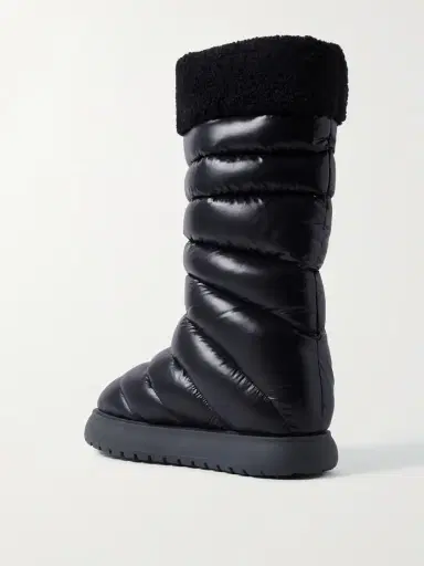 Moncler Gaia Fleece-trimmed Quilted Shell Boots | Thumbnail 3